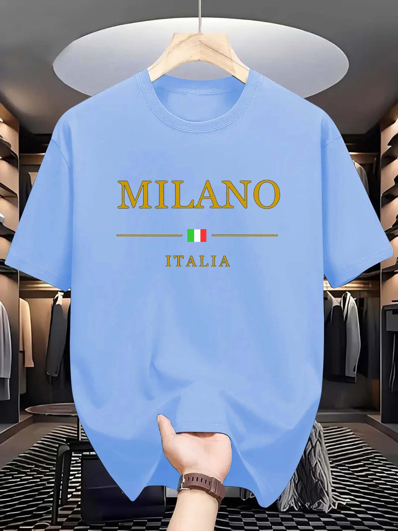 Milano Italia 100% Cotton T‑Shirt