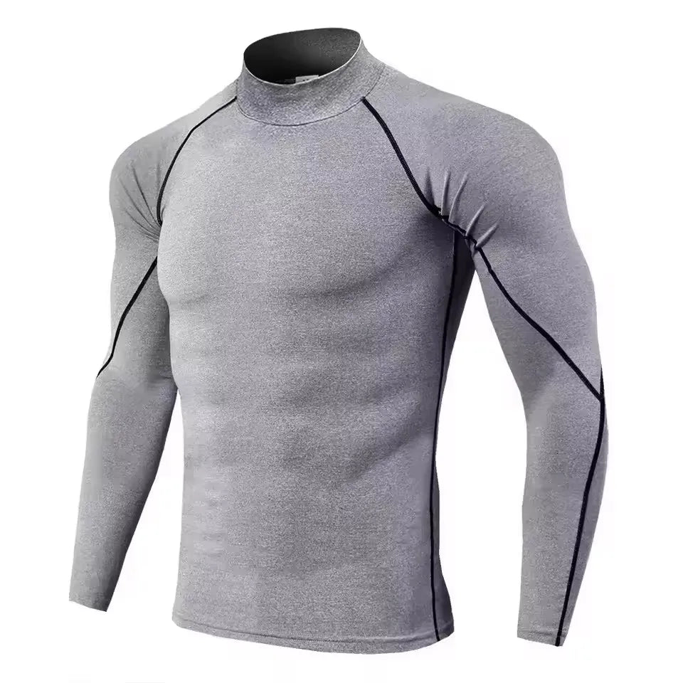 Men’s Compression Long Sleeve – Quick Dry Gym