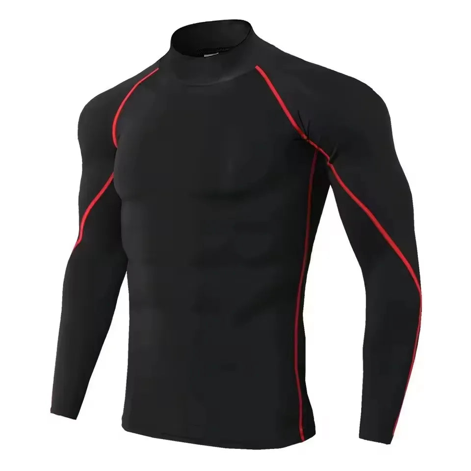 Men’s Compression Long Sleeve – Quick Dry Gym