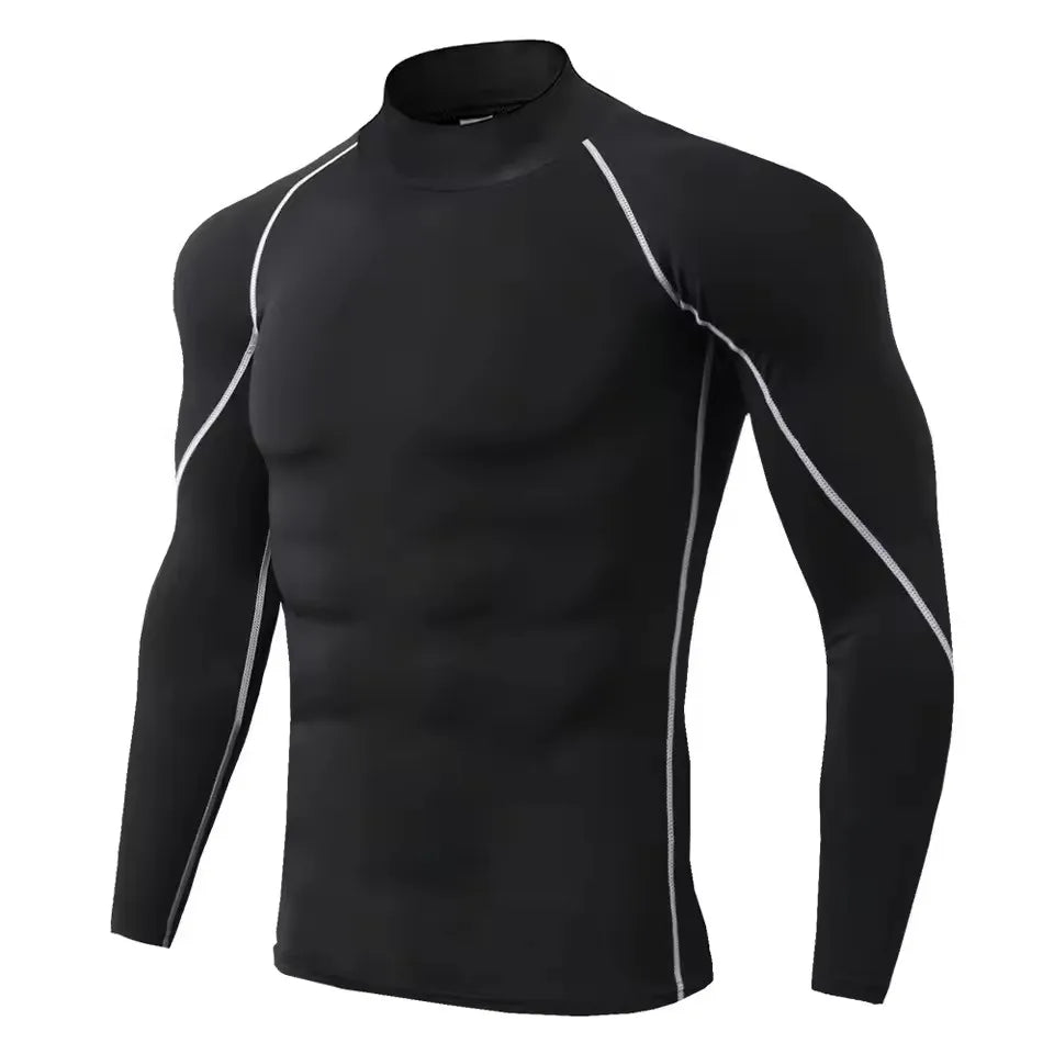Men’s Compression Long Sleeve – Quick Dry Gym