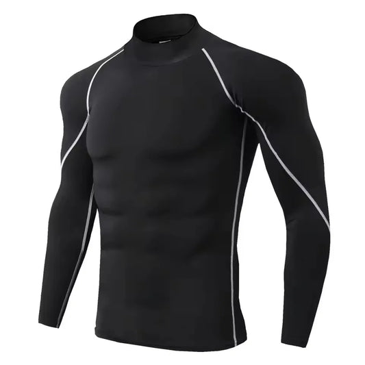 Men’s Compression Long Sleeve – Quick Dry Gym