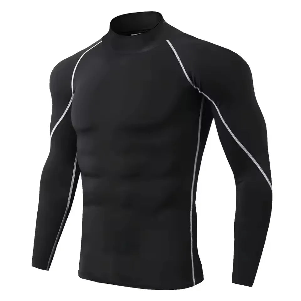 Men’s Compression Long Sleeve – Quick Dry Gym