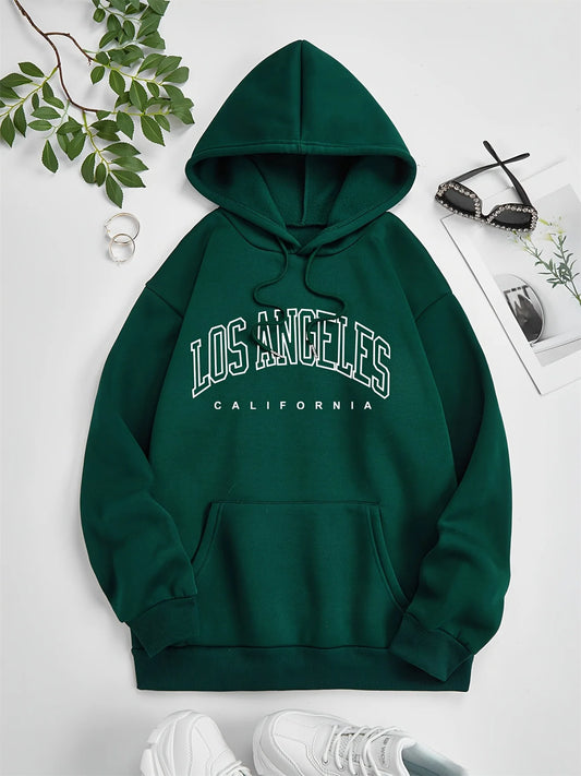 Los Angeles Hoodie – Men’s Warm Fleece