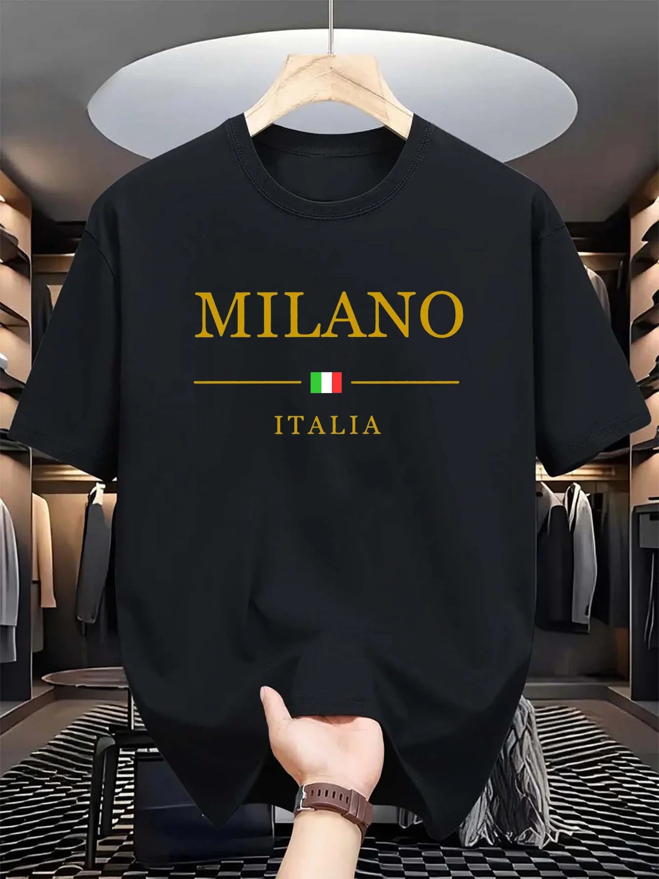 Milano Italia 100% Cotton T‑Shirt