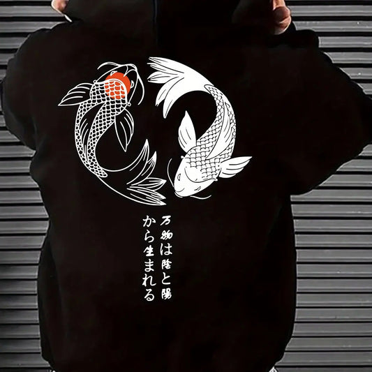 Koi Carp Hoodie – Unisex Warm Fleece
