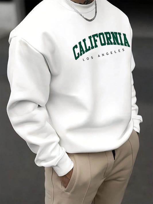 California Los Angeles Letter Sweatshirt – Men’s Casual