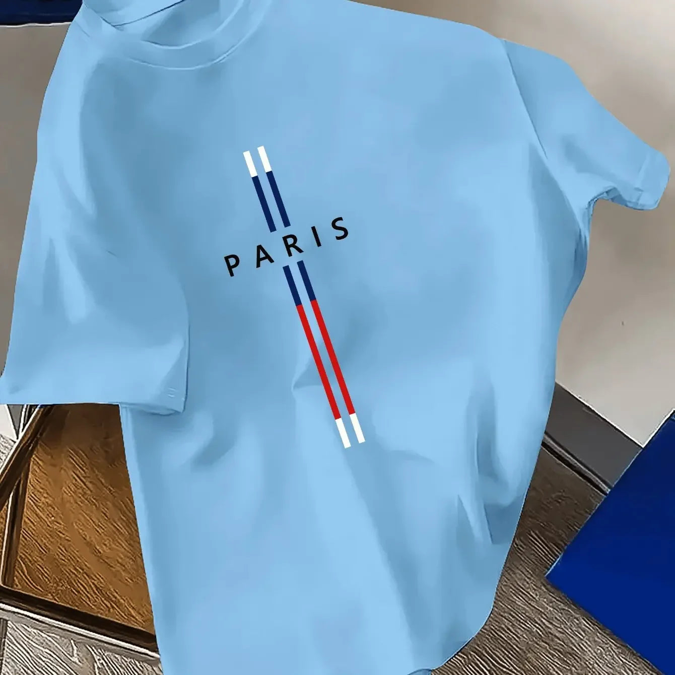 Paris Letter Loose Fit T-Shirt