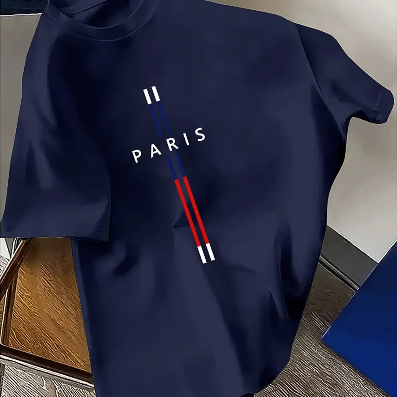 Paris Letter Loose Fit T-Shirt