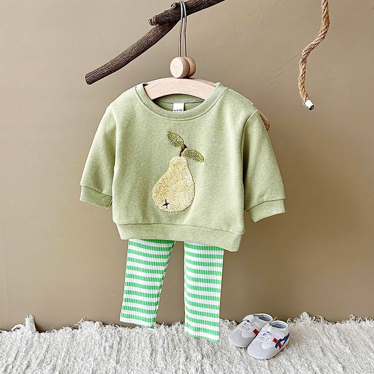 Fruit Embroidered Baby Cotton Set