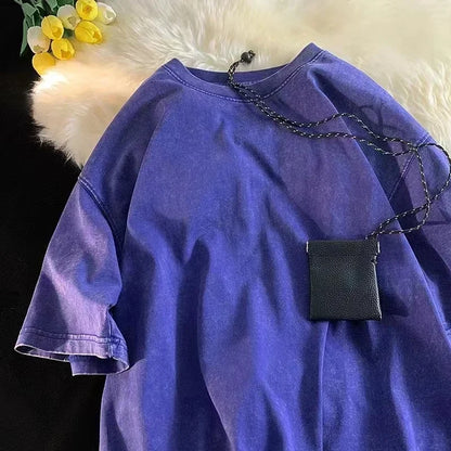 Oversized Acid Wash Y2K Street Tee