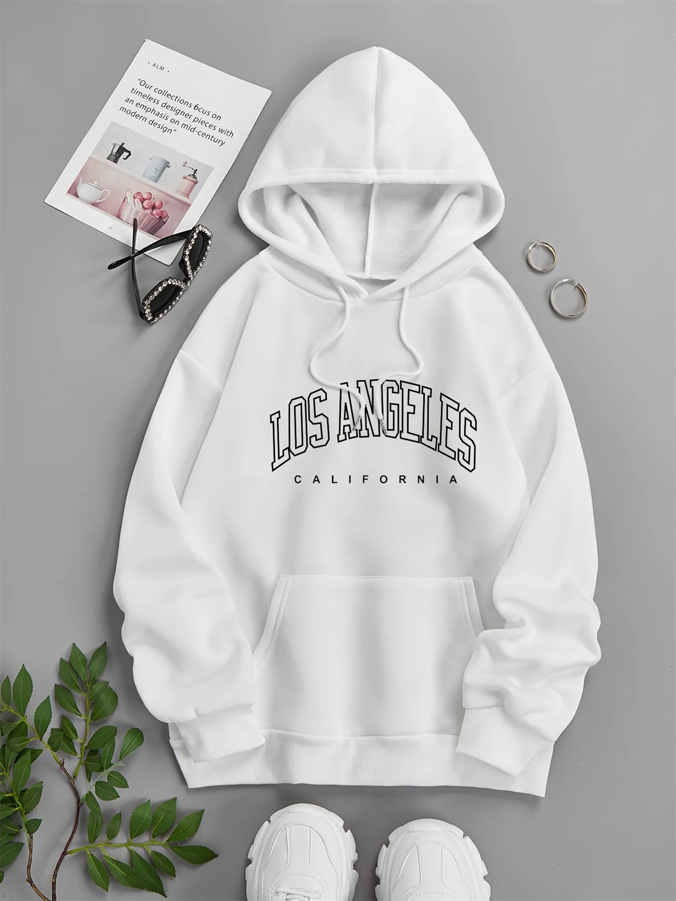 Los Angeles Hoodie – Men’s Warm Fleece