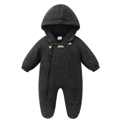 Winter Baby Striped Snowsuit