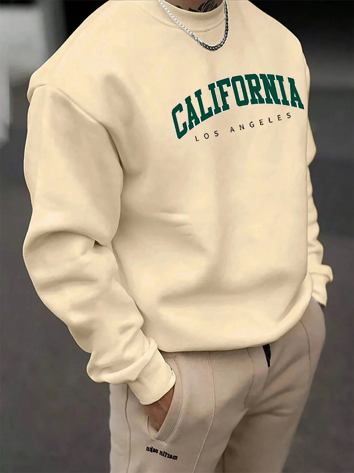 California Los Angeles Letter Sweatshirt – Men’s Casual