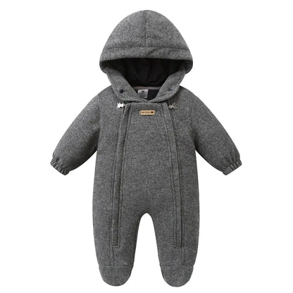 Winter Baby Striped Snowsuit