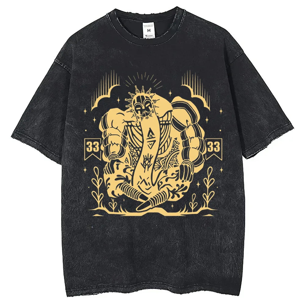 Clair Obscur Expedition 33 Vintage Cotton Gamer T-Shirt