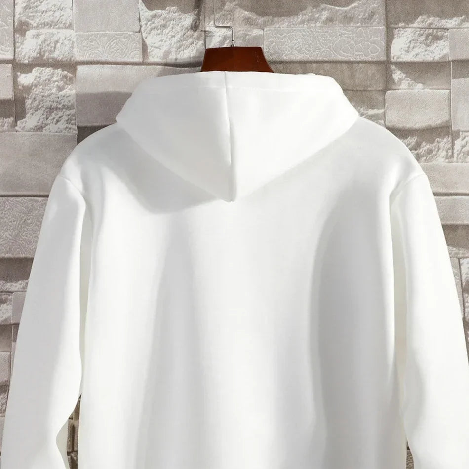 Men’s Zip Hoodie – Vintage Compass Print