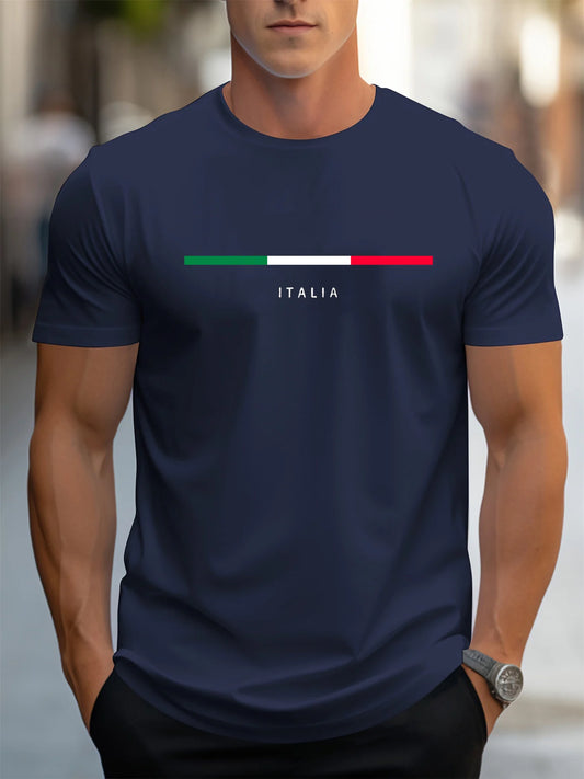 Italia Print Loose Fit Tee
