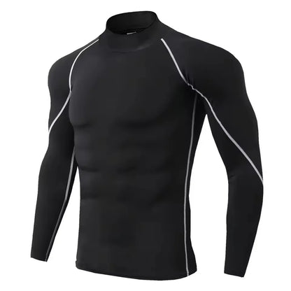 Men’s Compression Long Sleeve – Quick Dry Gym
