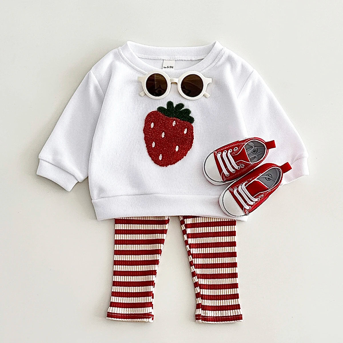 Fruit Embroidered Baby Cotton Set