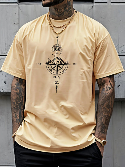 Retro Compass Oversized Tee