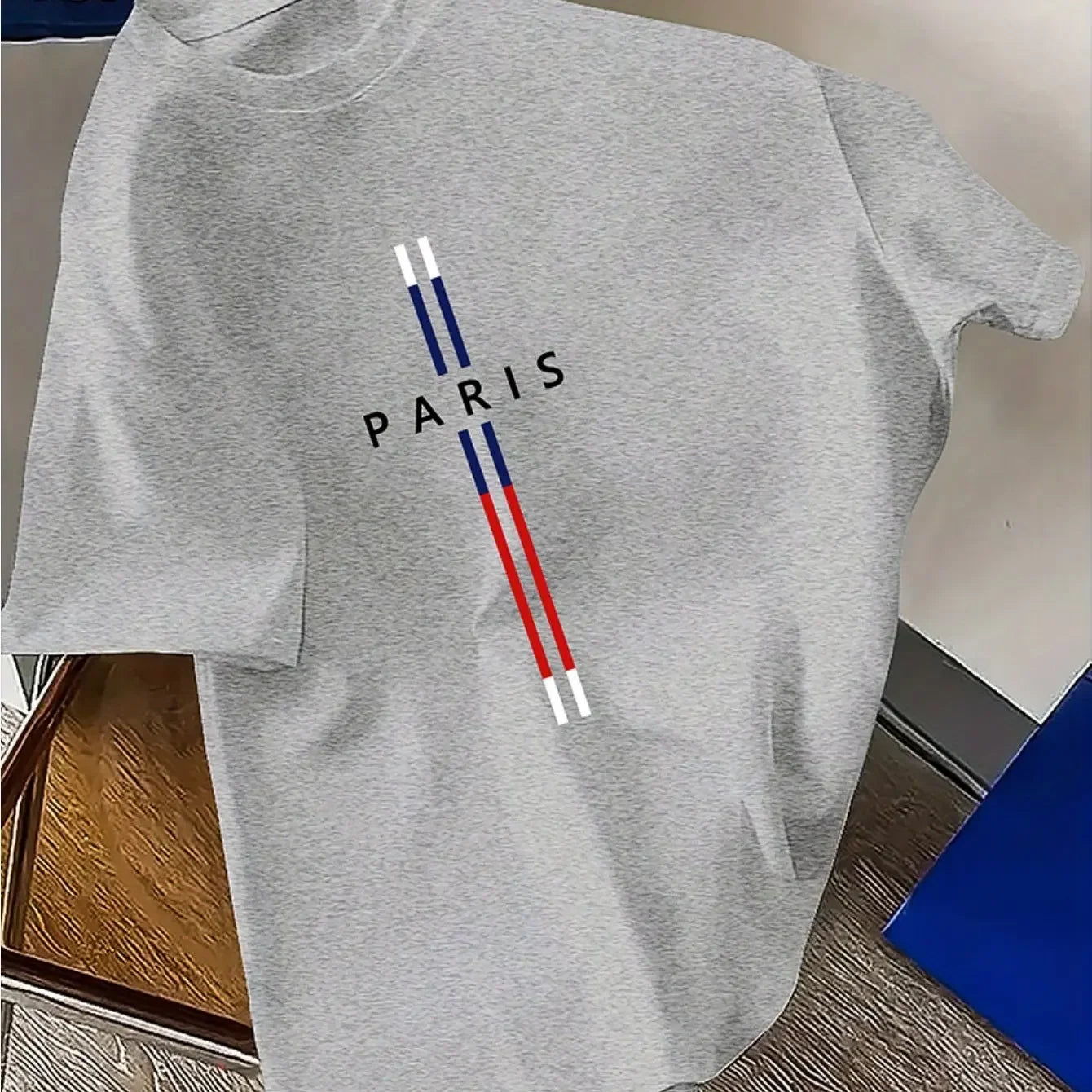 Paris Letter Loose Fit T-Shirt