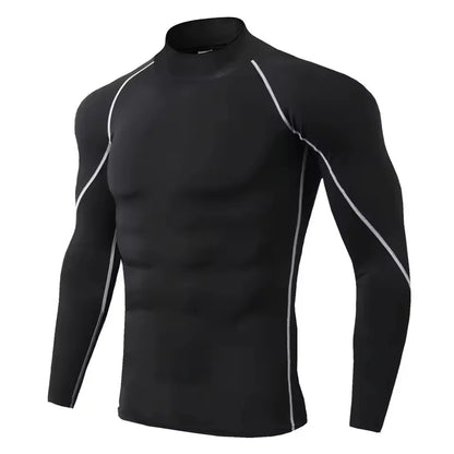 Men’s Compression Long Sleeve – Quick Dry Gym