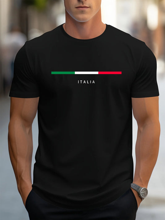 Italia Print Loose Fit Tee