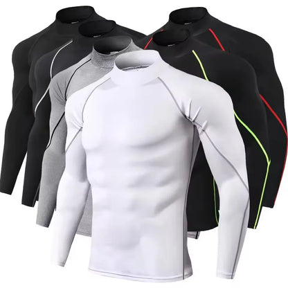Men’s Compression Long Sleeve – Quick Dry Gym