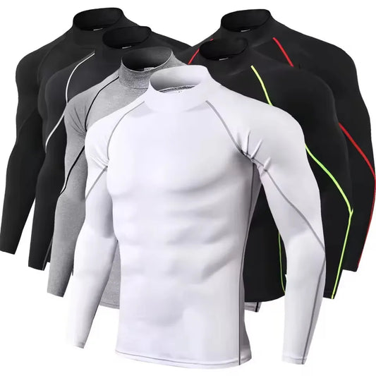 Men’s Compression Long Sleeve – Quick Dry Gym