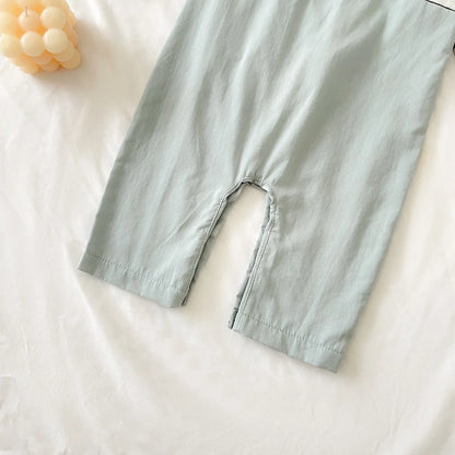 Lovely Bear Striped Baby Romper