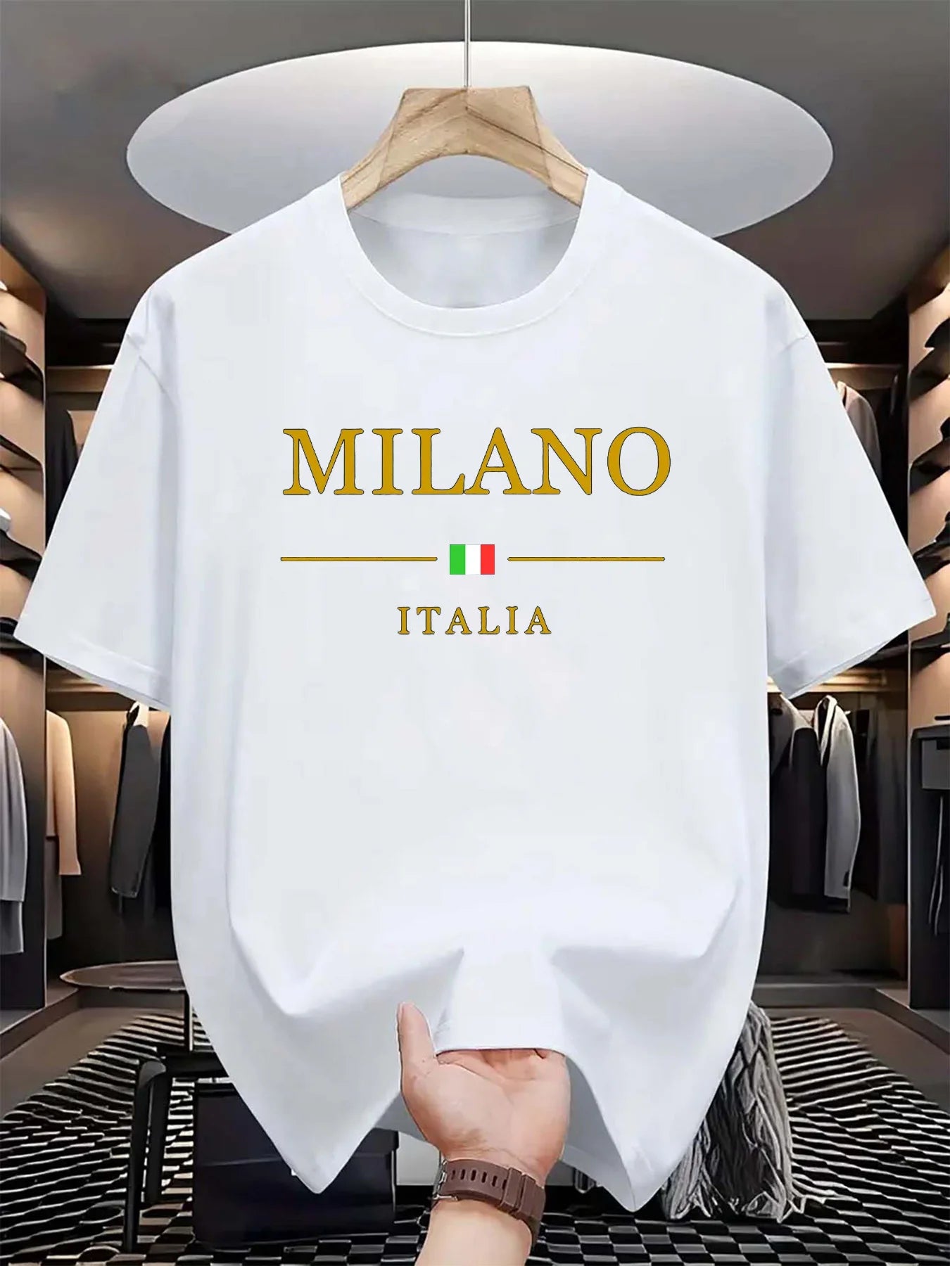 Milano Italia 100% Cotton T‑Shirt