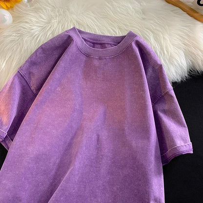 Oversized Acid Wash Y2K Street Tee