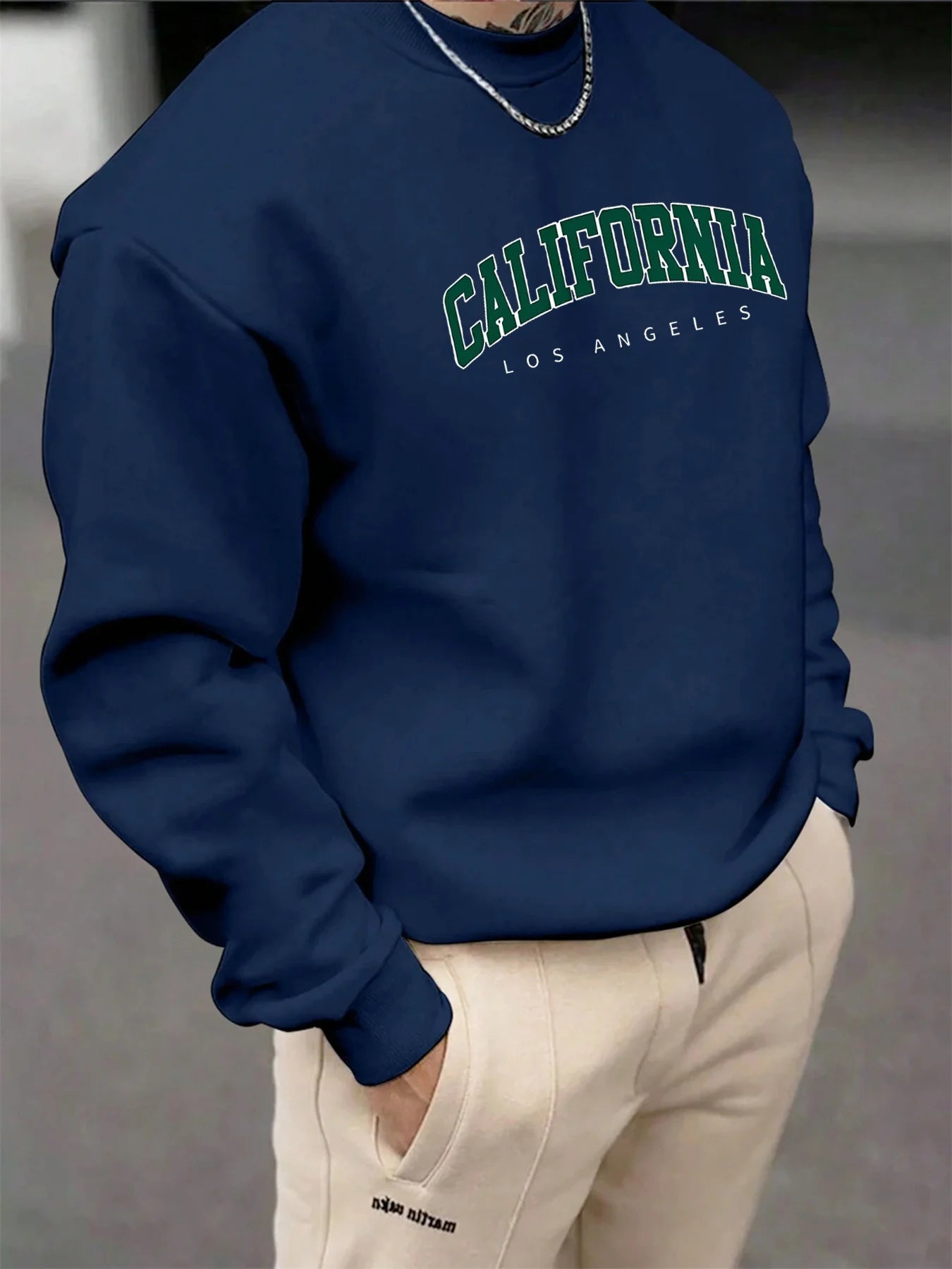 California Los Angeles Letter Sweatshirt – Men’s Casual