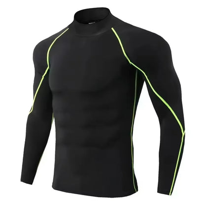 Men’s Compression Long Sleeve – Quick Dry Gym