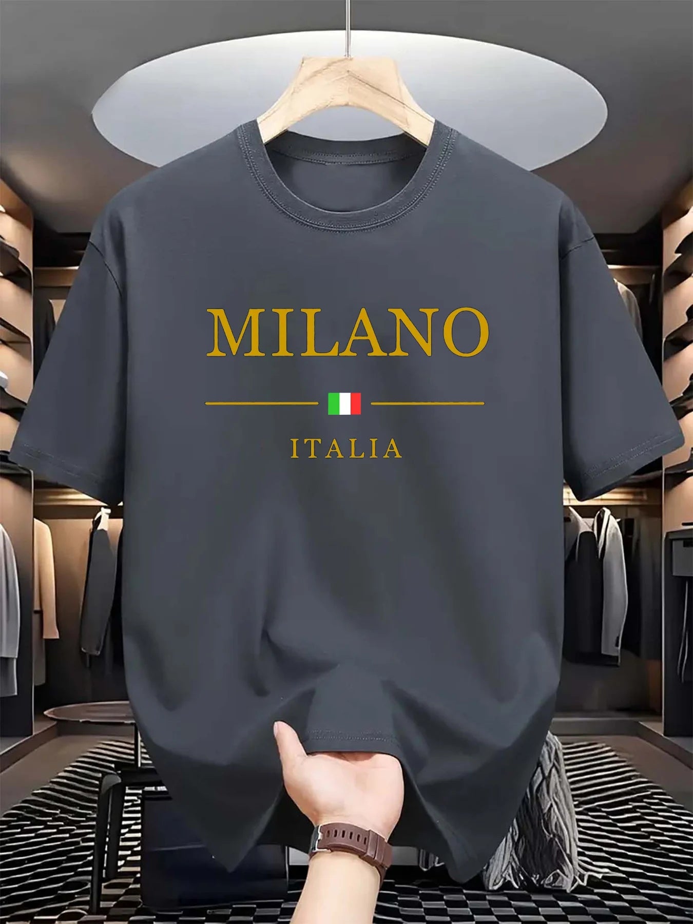 Milano Italia 100% Cotton T‑Shirt