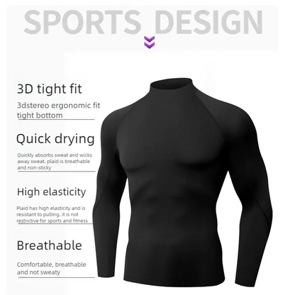 Men’s Fitness Compression Top – Thermal Longsleeve